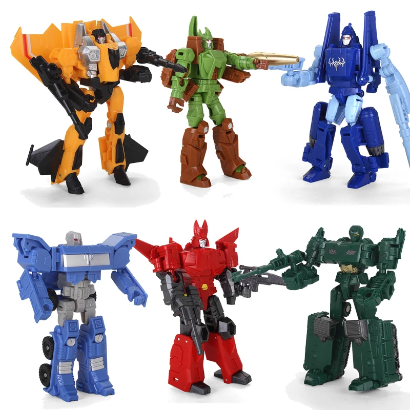 6 style Anime Transformation 4 Car Robot Toys PVC Action Figure Classic Model toys Brinquedos Car Robot For Children Toys Gift 6 style Anime Transformation 4 Car Robot Toys PVC Action Figure Classic Model toys Brinquedos Car Robot For Children Toys Gift