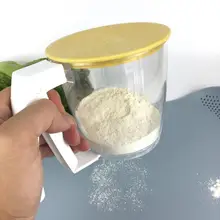 Мука кружка-сито дизайн Мука сито шейкер выпечки Кондитерские инструменты посуда сито для кофе глазурь сахарный порошок