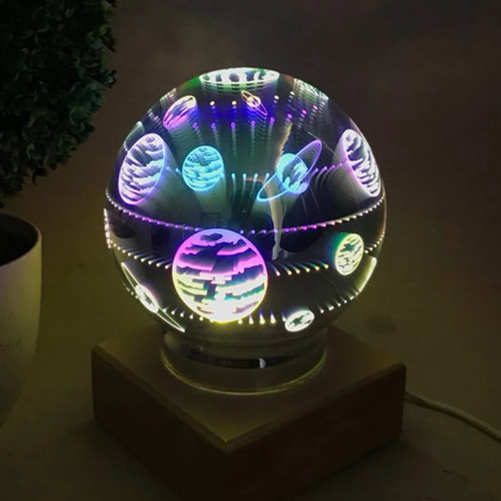 DOXA 3D Стекло мяч звездное небо Star Light Таблица Луны лампа сказка Феерверки ночные
