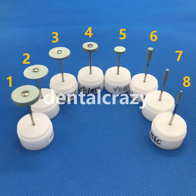 

2019 Dental Lab Diamond Material Ceramic Grinding Grinder zirconia ceramic crowns polisher quick polishing 2.35mm VD101C-VD156C