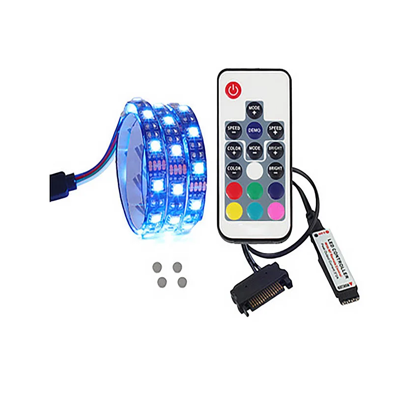Remote Control USB Power DC12V LED Strip Light RGB Colorful 5050 SMD