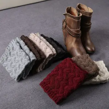 

Women Warmers Winter Leg Crochet Knit Boot Socks Toppers Cuffs Popular