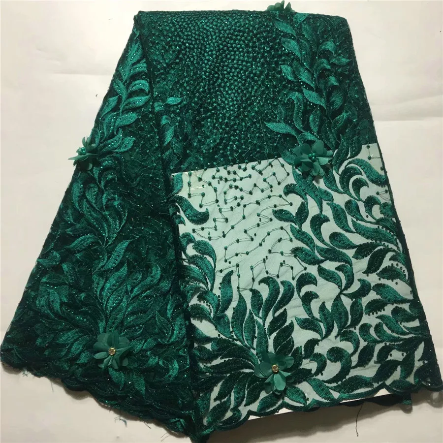 

Newest huge vines and appliqued flowers with wonderful stones party dress fabric JYF25,Free shipping French tulle Lace Fabric