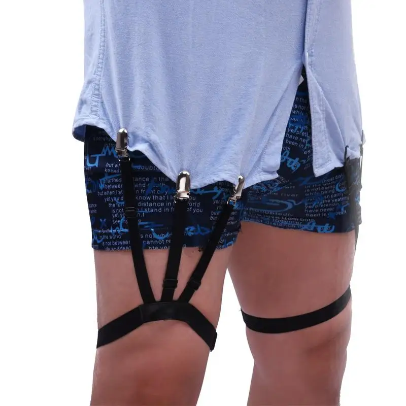 

Mens Shirt Stays Garters Suspenders Braces Gentleman Leg ElasticFormal Shirt Suspenders Anti-wrinkle Non-slip Clip
