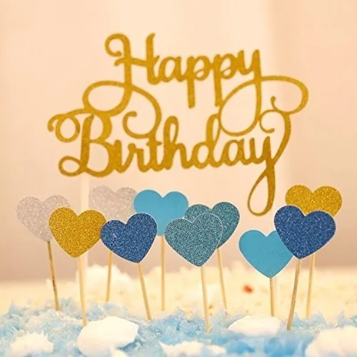 15*10 см Цвета: золотистый, серебристый Личность украшение для торта ко дню рождения флаг Блеск Карты день рождения интимные аксессуары