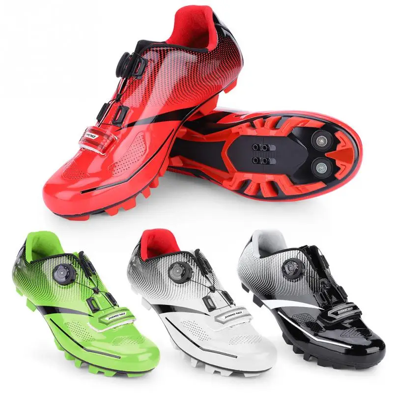1 Pair Men Cycling Shoes Breathable Mountain Bike Anti Skid SPD System Bicycle Shoes Men Adult 