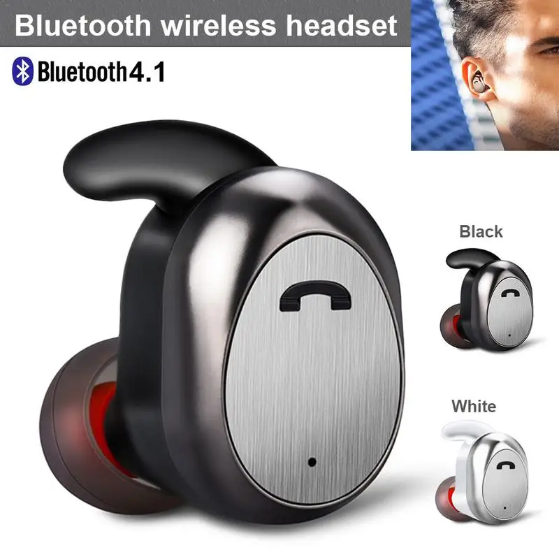 Мини Беспроводные спортивные Bluetooth наушники вкладыши портативное