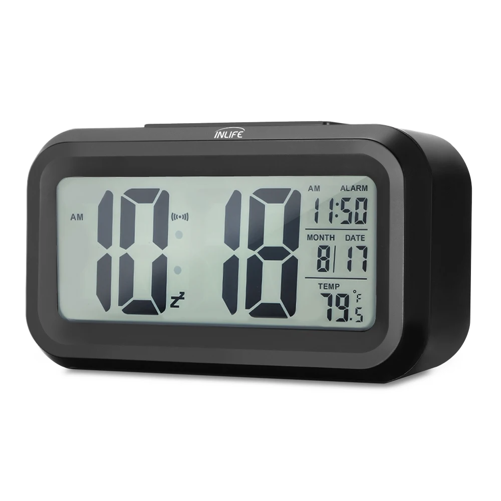 Inlife Smart Dimmable Backlight Alarm Clock Digital Clock With Backlight Home Decorin Alarm