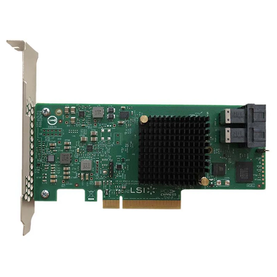 

Eastforfuy Avago LSI SAS 9300-8i LSI00344 8 port Host Bus Adapter SFF8643 NO cache HBA PCI-E3.0 x8 Controller Card