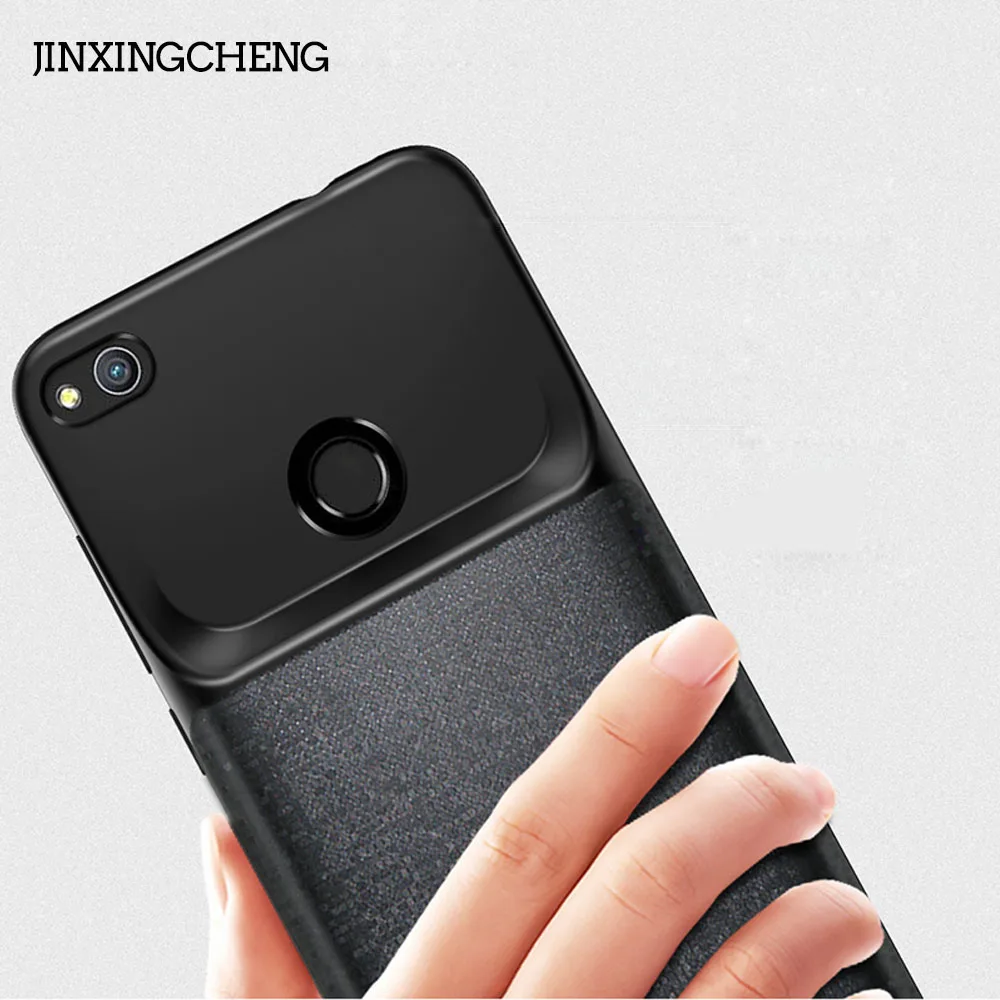 

JINXINGCHENG New Silicone Frame Charger Battery Case for Huawei Honor 9 Lite 4700mah Back Clip Fast Battery Charger Cover