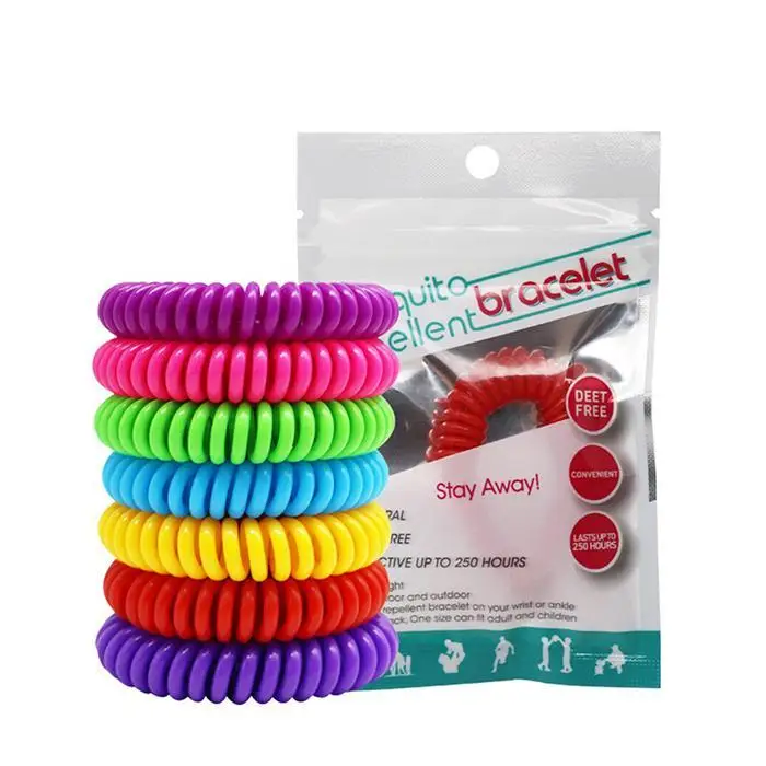 10Pcs Anti Mosquito Repellent Bracelet Killer Mosquito Outdoor Wrist / ankle Safe for baby child Adult Random Deworming bracelet