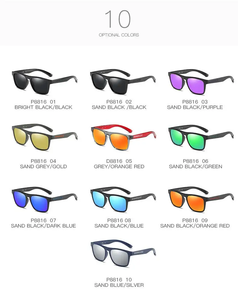 MISSKY Новые мужские и женские солнцезащитные очки унисекс Летние Стильные Спортивные UV400 поляризационные уличные солнечные очки для вождения для мужчин и женщин