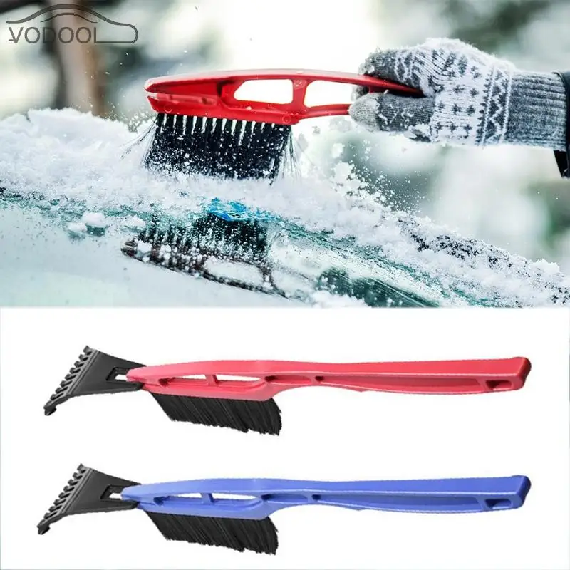 2 in 1 Vehicle Car Winter Window Windshield Snow Ice Scraper Snowbrush Shovel Removal Brush Outdoor Car Clean Scraper For Car