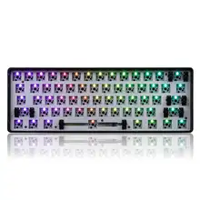 Geek заказной GK61 Горячая замена 60% RGB клавиатура заказной комплект PCB Монтажная пластина чехол