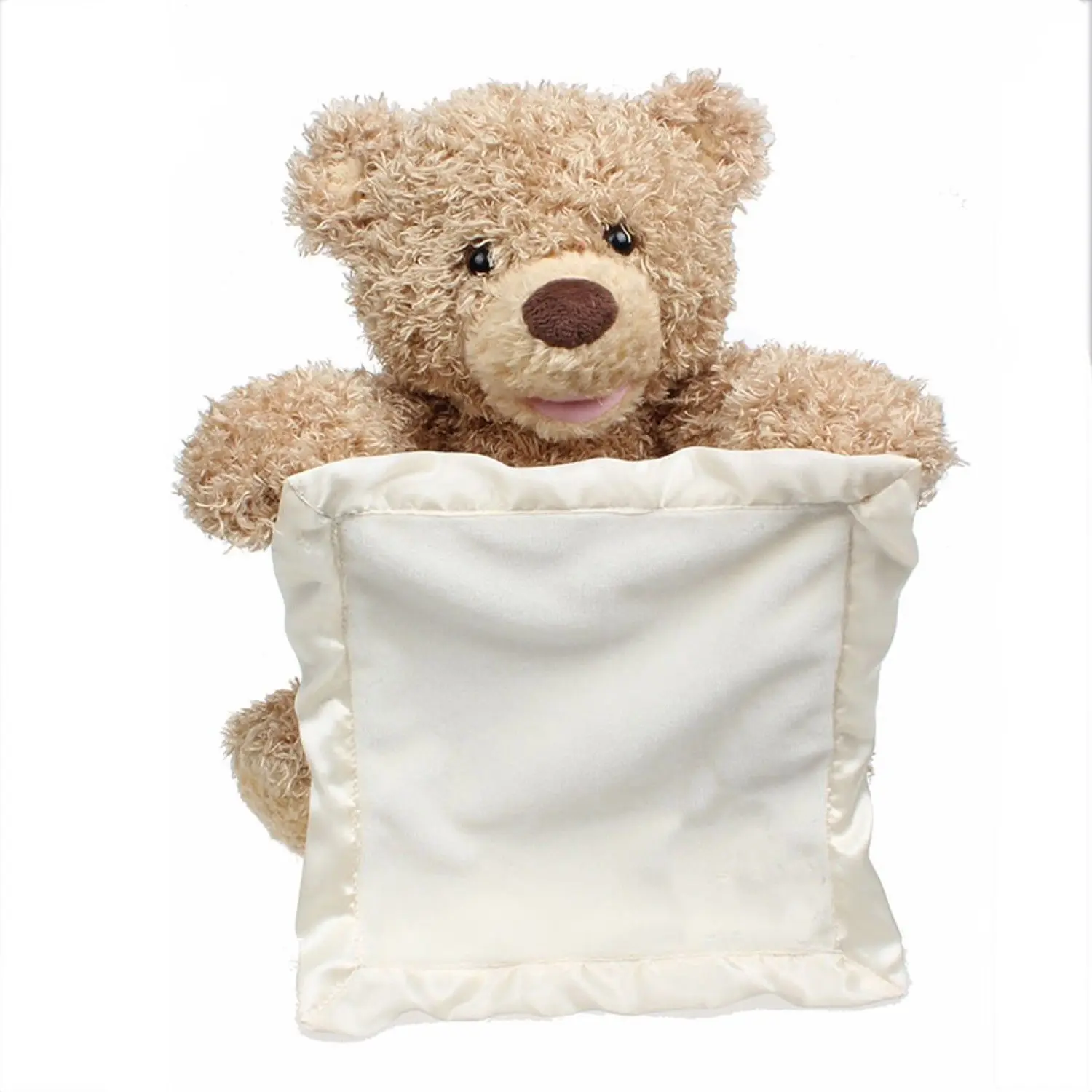 teddy bear peek a boo play hide and seek
