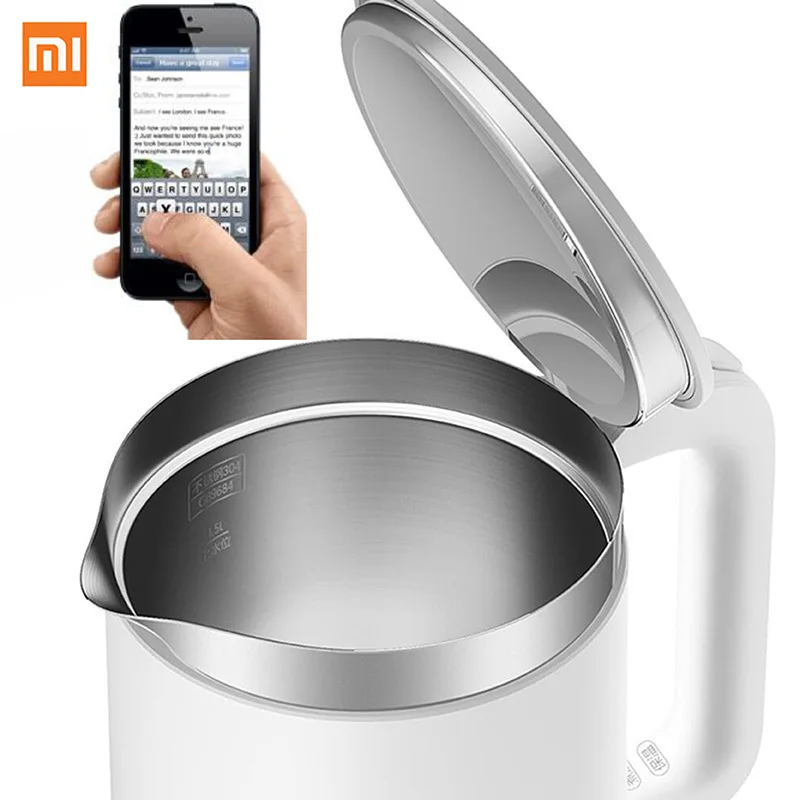 Xiao mi Электрический чайник умный постоянный контроль температуры воды mi Home 1.5l Теплоизоляция чайник мобильное приложение
