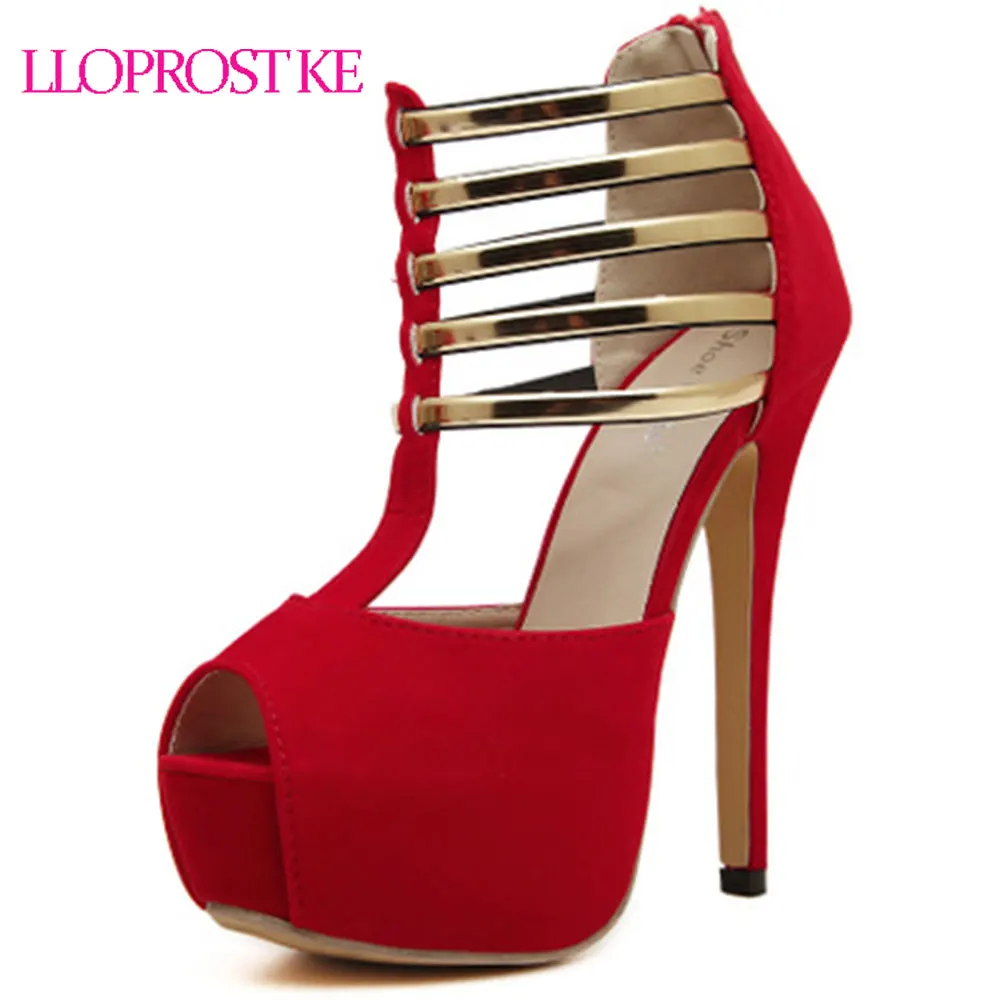 

Lloprost ke New 2019 High Quality Band Women's Sandals Open Toe Stilettos Thin High-heeled Sexy Summer Woman Party Dress Shoes