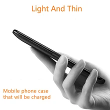 20000 мАч чехол для зарядного устройства портативный внешний банк питания чехол для iPhone8 plus резервный аккумулятор крышка подставка держатель для iphone7 8