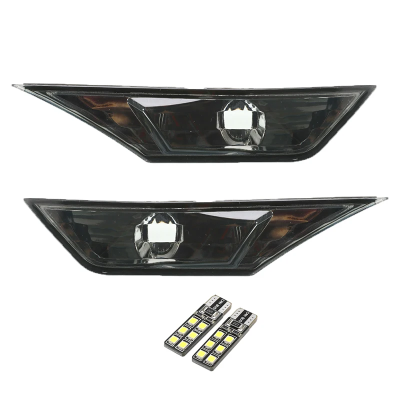 

1 Pair Car LED Side Marker Bar Lights Smoked/White Lens Fits For Honda Civic X Sedan/Coupe/Hatchback 2016 2017 2018 2019
