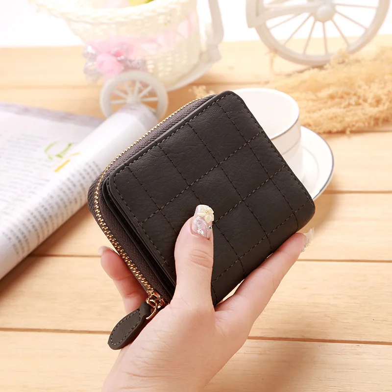 

SummerNew Style Korean-Style Purse Zip Short Wallet Female Lady Students Embroidered Wallet