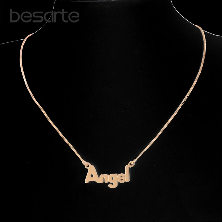 

45CM ANGEL Pendant Necklace Women Baby Girls Kids Jewelry Collier Pendentif Bebe Collar Pingentes Kolye Ciondoli Bambini N0605