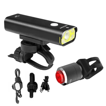 

Gaciron Contest Level Bike Bicycle Light Handlebar Headlight + Taillights 5 Modes Wire Remote Switch 2500Mah Ipx6 Wate