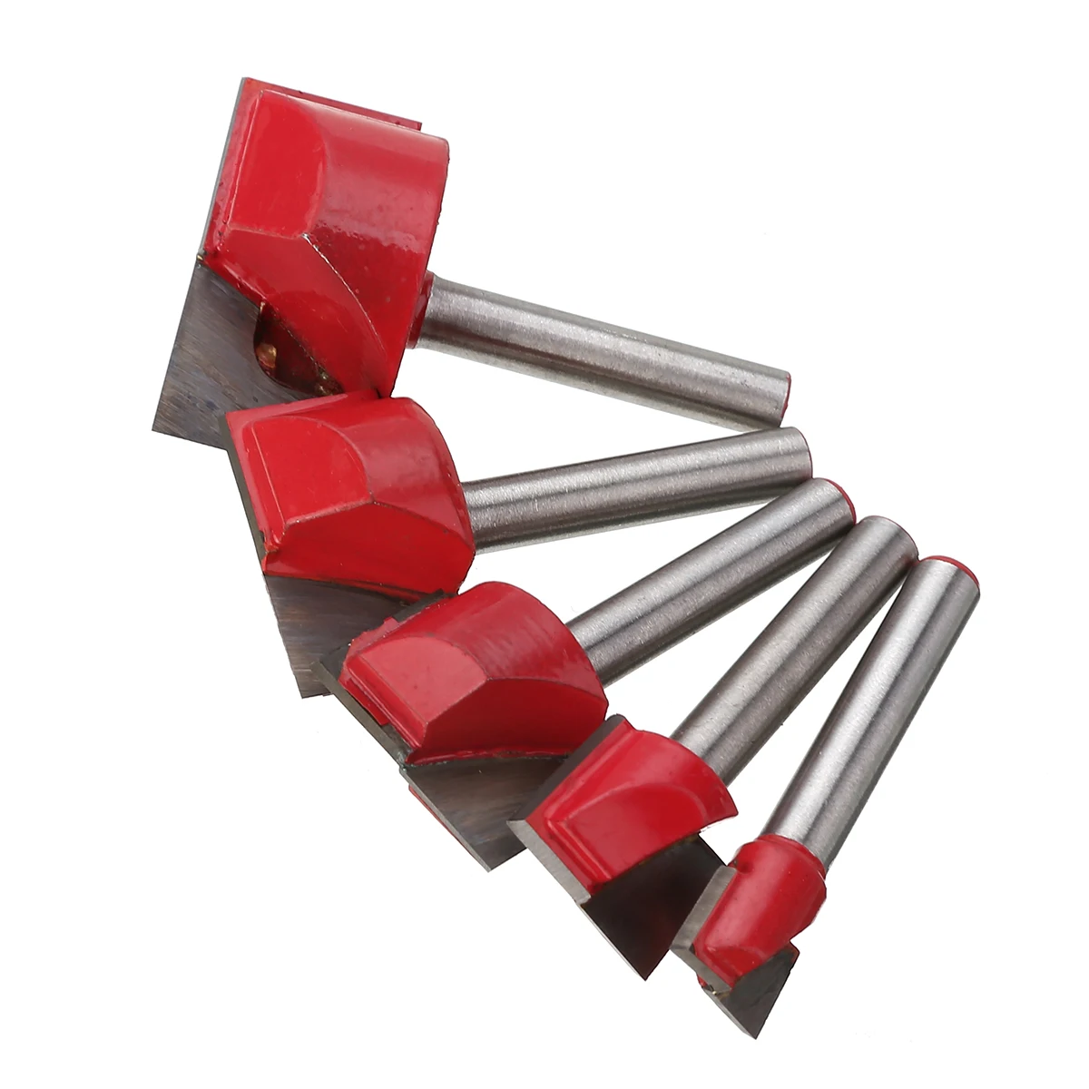 

5Pcs 10/16/22/25/32mm Surface Planing Bottom Cleaning Wood Cutting Router Bit Woodwork End Mill Cutter Tool