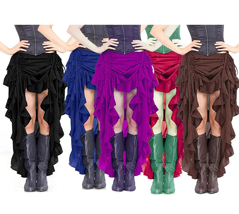 

Adult Lady Pirates Of The Caribbean Costume Victorian Palace Retro Skirts Cosplay Halloween Carnival Party Fancy Dress