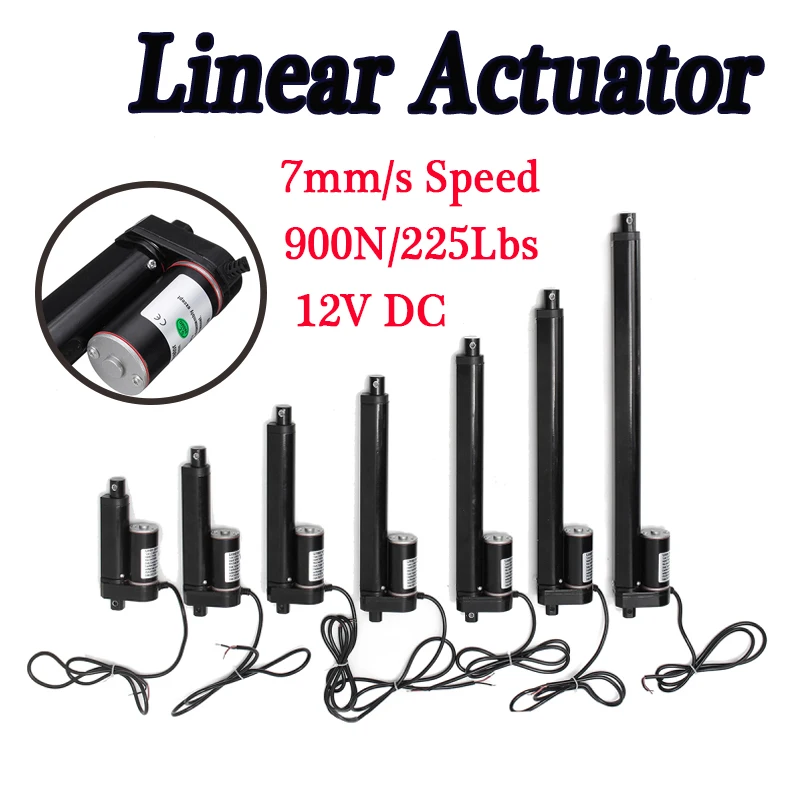 Mounting Brackets 30/" 30 Inch Linear Actuator Stroke 225 Lb Lift 12V Volt DC