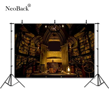 

Thin Vinyl Hogwarts Stone Wall Library baby children kids Photography Backgrounds professional indoor studio Photo Backdrops