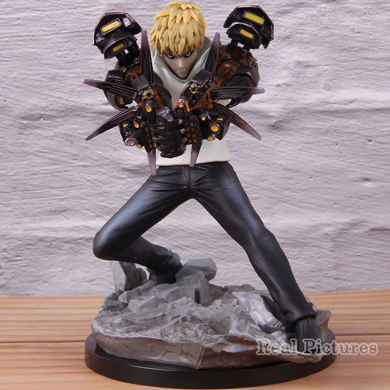 Genos Saitama Disciple экшн-модель игрушки один удар человек Аниме ПВХ Коллекционная Фигурка 14,5 см