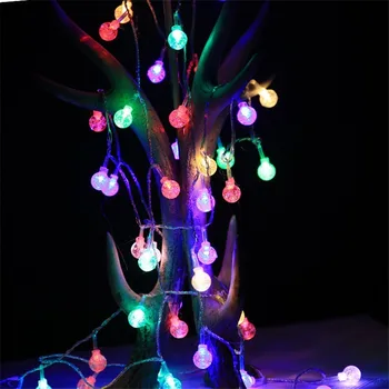 

10M 6M 3M 1.5M Multicolored LED String Ball Christmas String Lights Usb Battery Plug Power Outdoor Led String For Wedding Decor