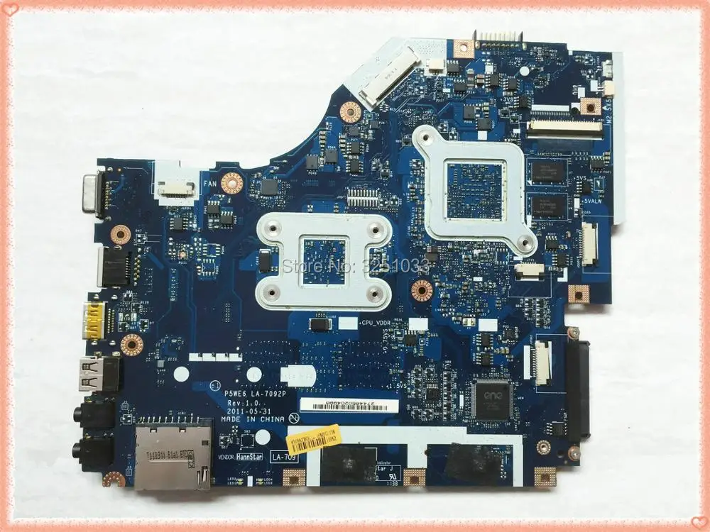 LA-7092P اللوحة ل باكارد بيل TK11 TK13 LA-7092P اللوحة لابتوب أيسر 5250 5253 ل بوابة NV51B JE50 دفتر