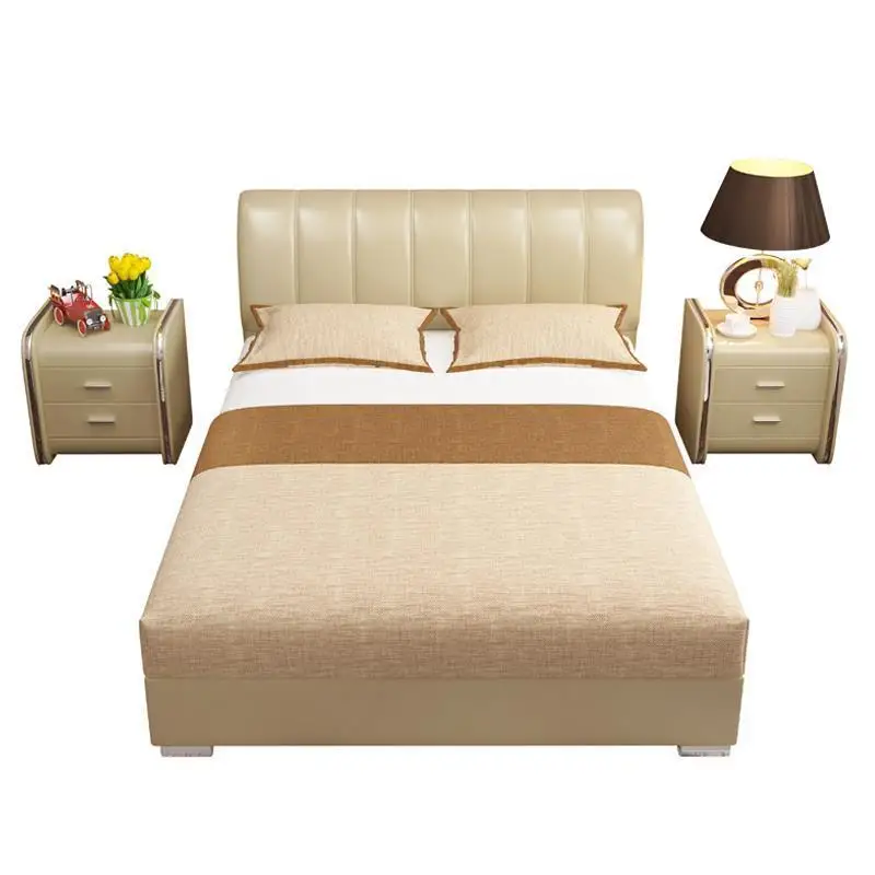 

Mobili Per La Casa Room Lit Enfant Recamaras Moderna Letto Matrimoniale Leather bedroom Furniture De Dormitorio Mueble Cama Bed