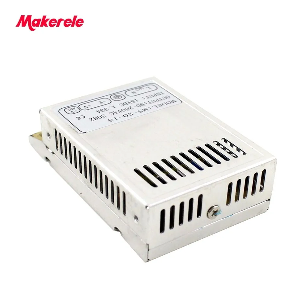 Миниатюрный источник питания CE 110 V 220 V Ac к DC 48 v MS-20-48 0.4A 20 W Мини импульсный источник питания для светодиодной ленты света