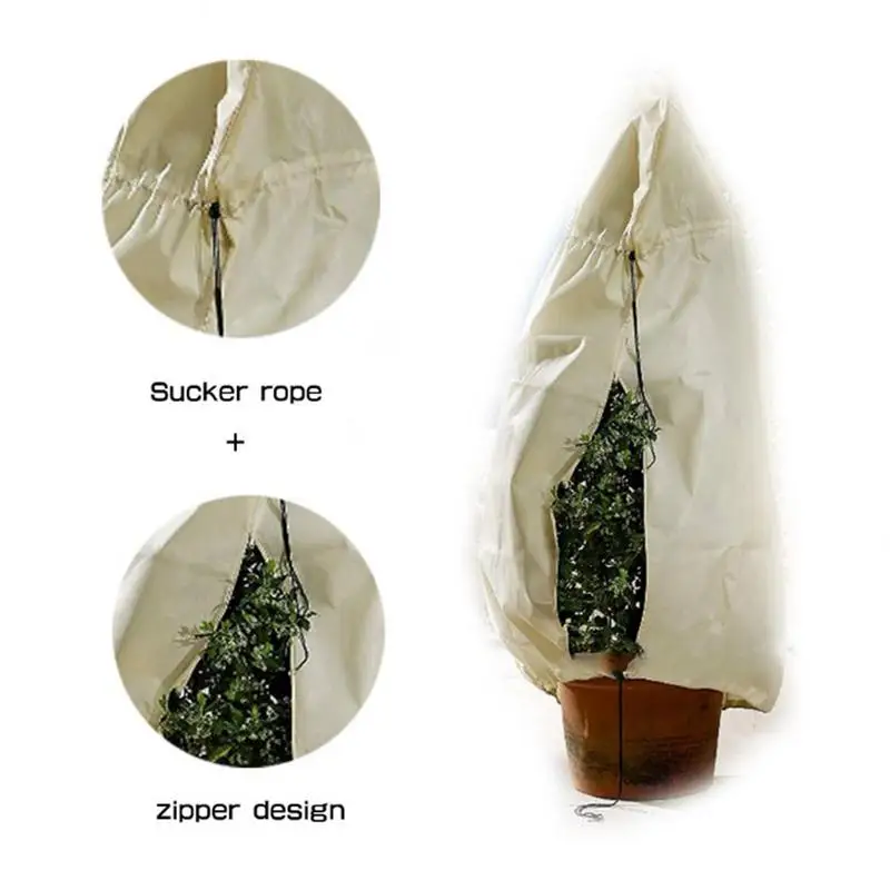 

Free Shipping Home Garden Fruit Tree Frost Protection Bag Winter Plant Safe Protective Covers Windproof+Waterproof+Sucker Rope