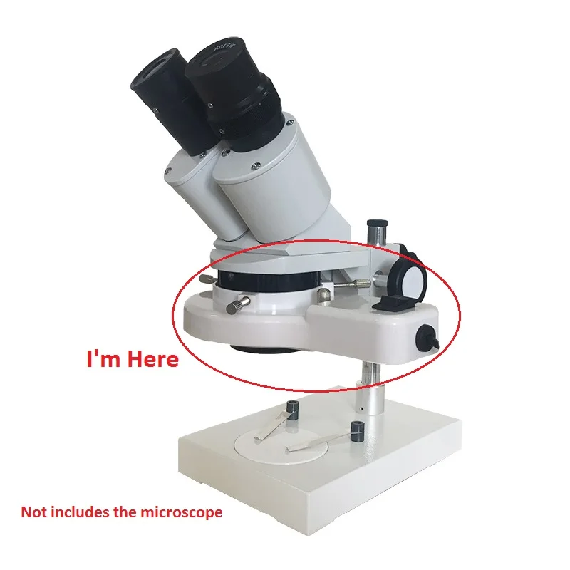 Microscope Fluorescent Ring Light Source White Fluorescent Illuminated Lamp Inner Diameter 60 or 64 mm for Industrial Detection