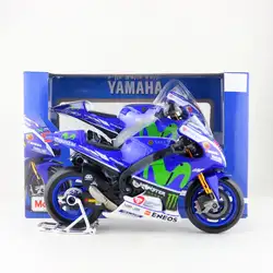 Maisto/1:10 весы/литая модель мотоциклетная игрушка/2016 YAMAHA YZR-M1 № 99 Race/деликатная Коллекция/подарок для детей