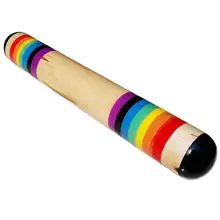 Enfants Rainmaker Instrument en bois jouet anneau unique Tube rythme jouets musicaux Instrument de Percussion jouet cadeau pour enfants en bas âge