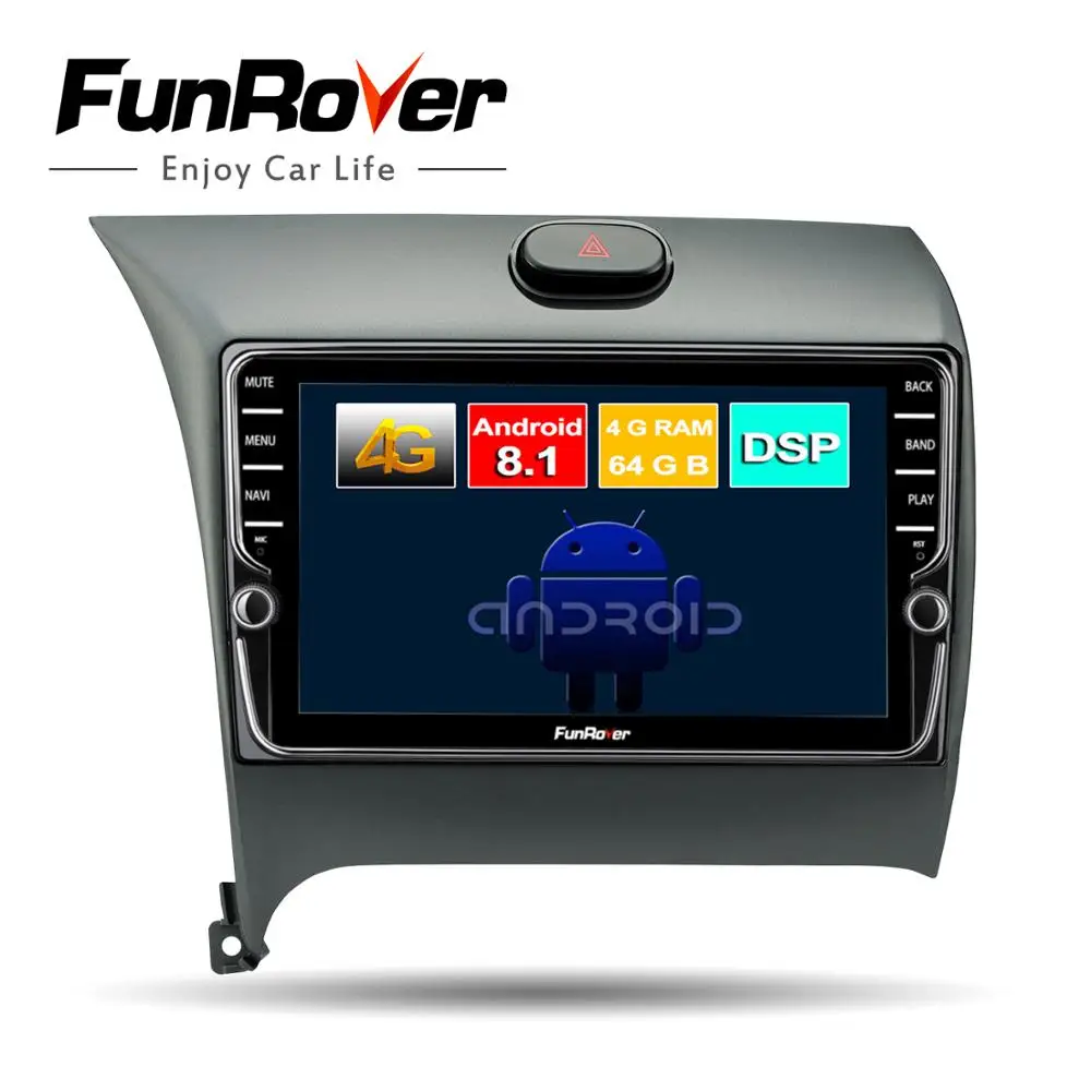 

Funrover Octa core android 8.1 2 din car dvd For Kia K3 Cerato Forte 2012-2016 car radio multimedia player gps navigation stereo