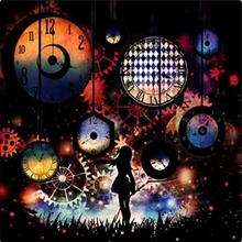 Фото на заказ! 5D сделай сам диамант малереи Uhr диамант Kreuz стич кристалл Runden диамантен