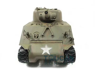100% Металл Мату 1/16 M4A3 Шермана Р/У танки инфракрасный Recoil Армейский зеленый 1230 комплект TH00674