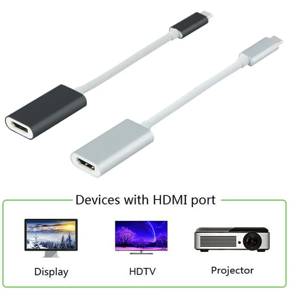 Хит 2019 4K USB 3 1 к HDMI HDTV Кабель-адаптер для Samsung Galaxy S8 Plus | Мобильные телефоны и