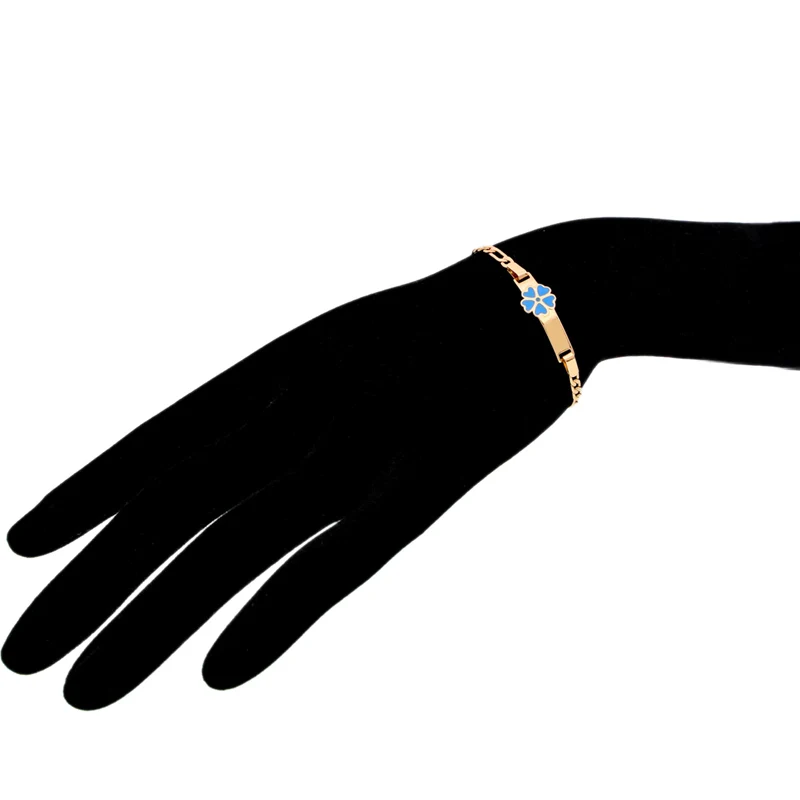 Красочные детские браслеты золотые ювелирные изделия крещение Bijoux Enfants brasalete Bebe