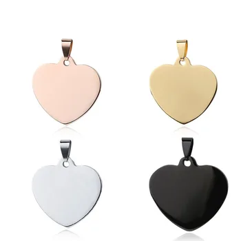 

100pcs Heart Shaped Pet Tag Pendant Charm Dog Name Address Tags Engraved Pet Jewelry Accessories Free Shipping