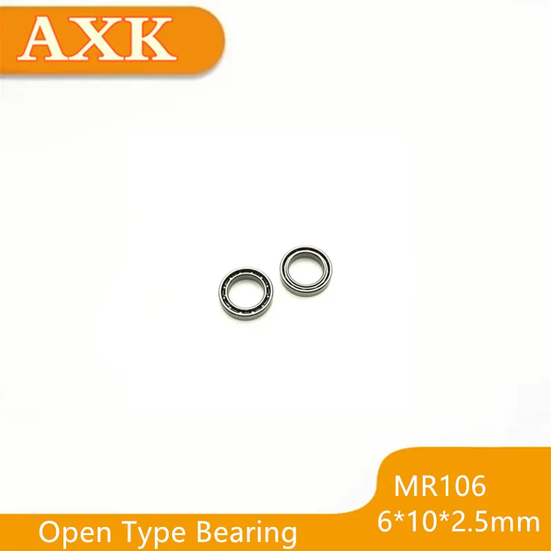 

2023 New Arrival Rushed 10pcs High Quality Mr106 L-1060 Open Ball Bearing 6x10x2.5 Deep Groove Free Shipping