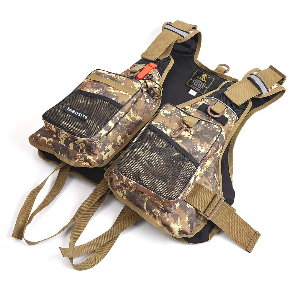 Life Fishing Vest Professional Flotation Adult Life Safety Jacket