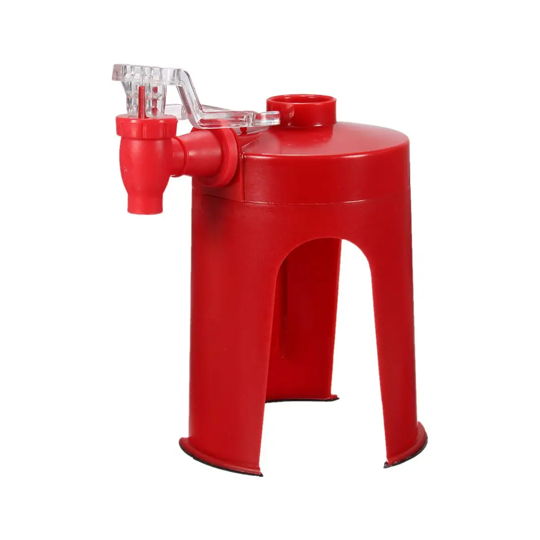 Magic Tap Saver Soda Dispenser Bottle Coke Upside Down Drinking Water Dispense Party Bar, Red