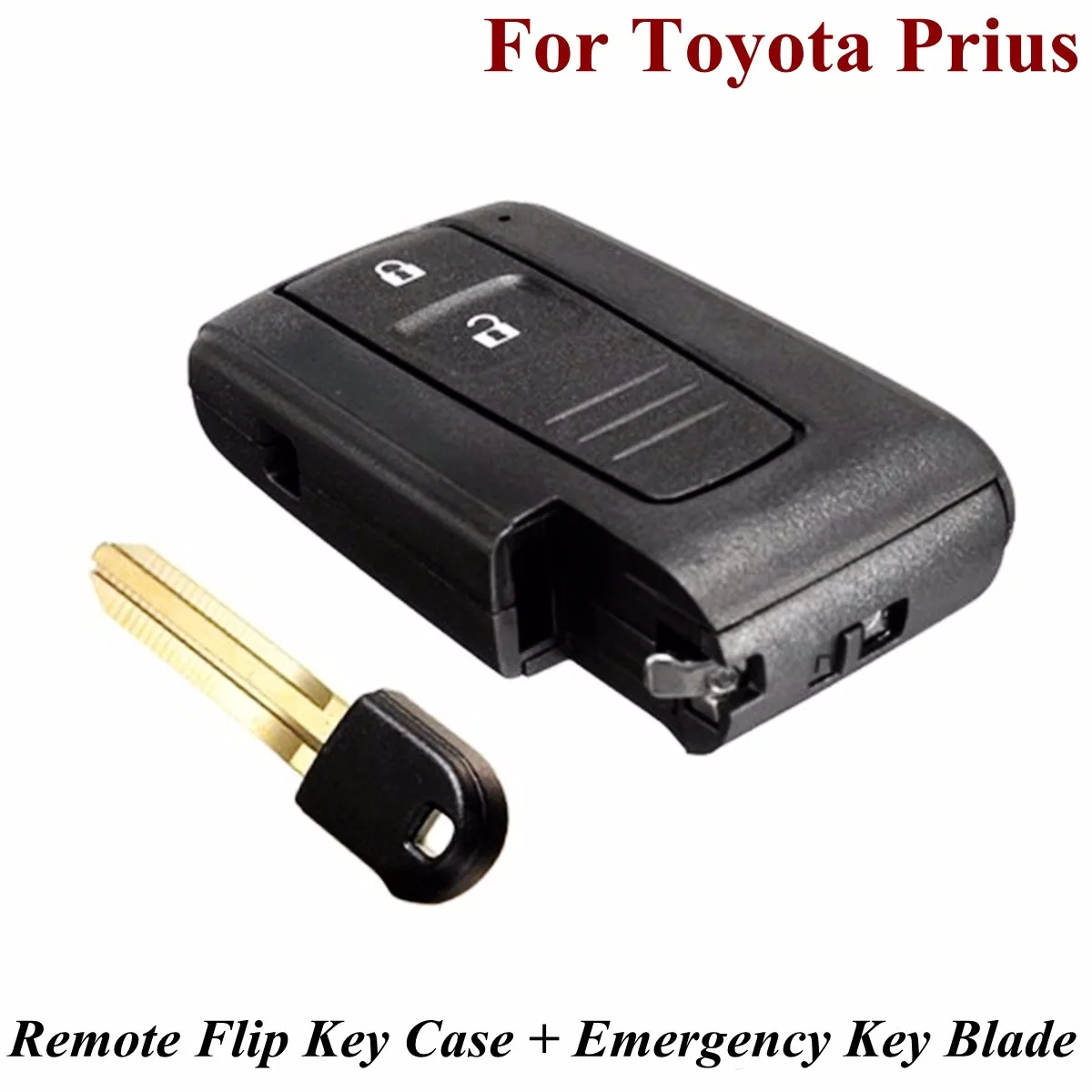 2 кнопки дистанционного ключа чехол для TOYOTA PRIUS COROLLA VERSO без/с лезвием TOY43 2004 2005 2006