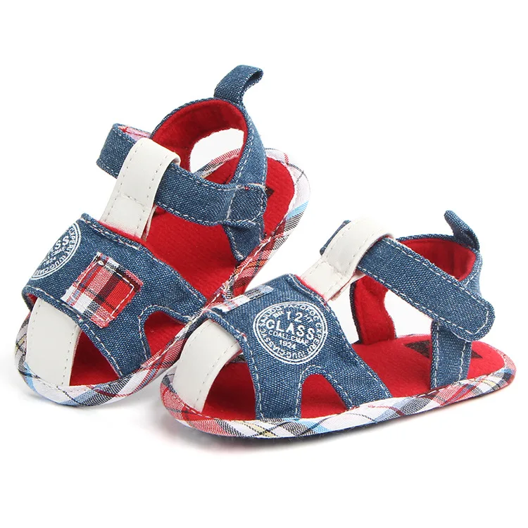 Baby Sandals boy Soft Sole Shoes Cute Toddler summer shoes Prewalker-in Sandals & Clogs from 